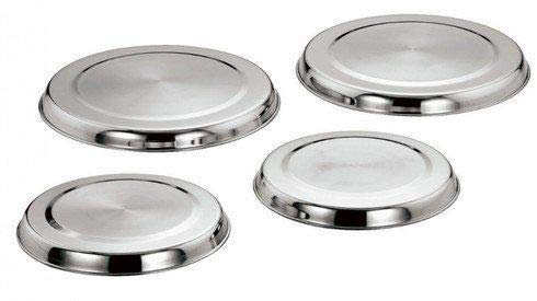 Vinod Stainless Steel Electric Cooker Hob Ring Cover Lid Set of 4