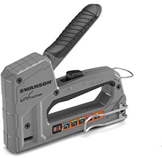 Swanson Tool Co STA865 AM Unitacker 5 in 1 Aluminum Staple Gun; Works with Arrow T50 & JT21 Staples plus 18 Gauge Brad Nails & Headless Pins; Ships w/ 2,700 Assorted staplesStaples