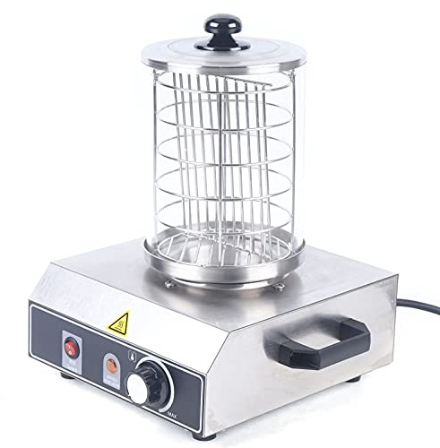 Hot Dog Gerät Wurstkocher 350 Watt Dampfbehälter für Würstchen Hot Dog Maker Erhitzer Bockwurst Hot Dog-Maschinen