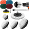 Birshe Cepillos para Taladro,Juego de Accesorios para Cepillos de Taladro 20 Cepillos de Limpieza Cepillos de Taladro Recambiables Cepillos de Limpieza Duros y Suaves Para Cocina,Baño Bañera,Ducha