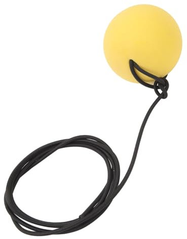 equlup Sport-Lacrosse-Ball, weicher PVC-Massageball, myofasziales Entriegelungswerkzeug mit Seil für das Übungstraining im Innen- und Außenbereich, Schulspiel