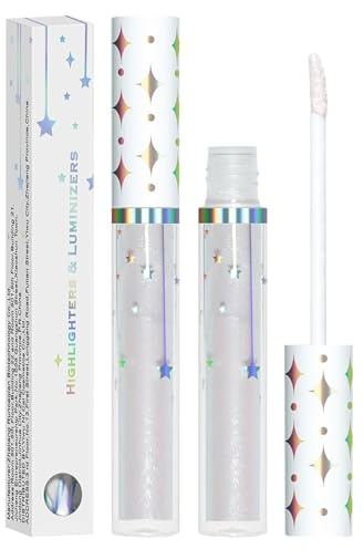 lanliflying Liquid Highlighter Makeup Stick - Highlight Beauty Wand | Water-resistant Natural Glossy Finish Lightweight Lasting Illuminator Makeup for Face