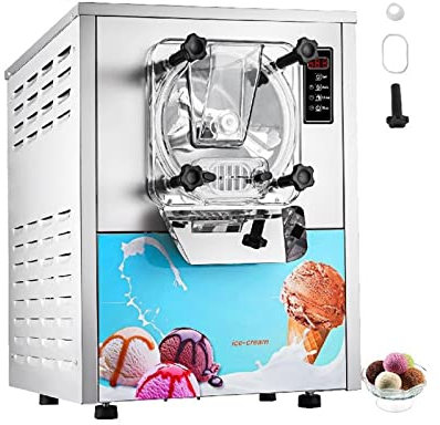Distributore automatico dell'attrezzatura del gelato del congelatore del sorbetto del sorbetto del controsoffitto del controsoffitto del singolo sapore commerciale del creatore di gelato duro 16-24L/H