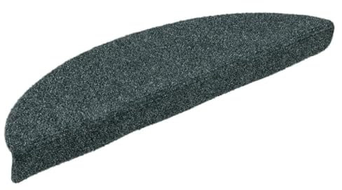 NQJIBUE Selbsthaftende Stufenmatten, 65 x 21 x 4 cm, Nadelstanzer, Haushaltsbedarf, Treppenstufen, Grün, 15 Stück