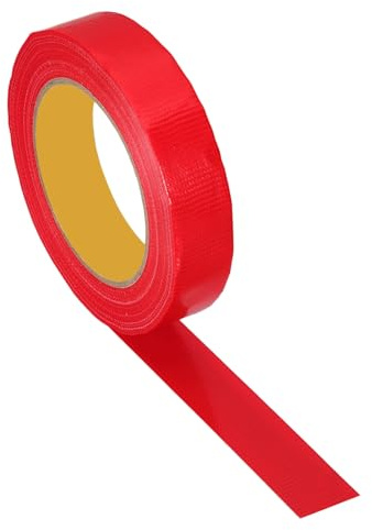 PATIKIL Gaffers Tape 2.5cm x 50 Meters, Waterproof Gaffer Floor Tape No Residue Non-Reflective Easy Tear for Indoor Outdoor Photography Electrical Cord Industrial Use, Red