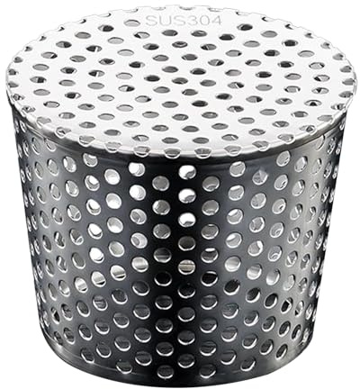 Filtre de gouttière, Protection de gouttière, piège à Feuilles, Maille antirouille Anti-Obstruction, idéal pour Le Drainage extérieur et l'entretien du Jardin, 6,9 cm