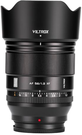 VILTROX AF 56 mm F1.2 Pro Kameraobjektiv APS-C Autofokus Große Blende Mit Blendenring (für Fuji XF)