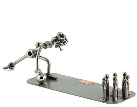Steelman24 Schraubenmännchen Kegeln | Made in Germany,Handarbeit,Geschenkidee,Stahlfigur,Metallfigur,Metallmännchen