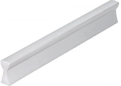 SIRO Möbelgriff Bad-Segeberg, Schlicht, Aluminium silber natur matt, 148 mm x 20 mm x 9 mm, LA 128 mm, 2086-148AL1