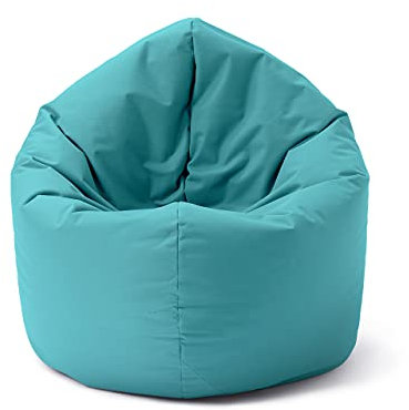 Lumaland Poltrona Sacco Gigante XXL Bandiera Brasile riempimento da 380 lt 140x180 cm per Interni ed Esterni