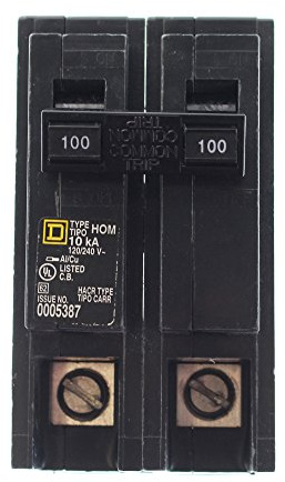 Square D Hom2100 2P-120/240V-100A Cb