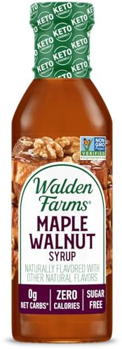 Walden Farms Near Zero Maple Walnut Flavoured Syrup 355ml (Pack of 2)