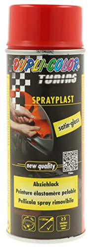 Pellicola spray Dupli-color SPRAYPLAST 412776, rosso brillante, 400 ml