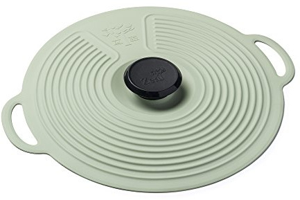 Zeal Silicone Keep Fresh Storage Airtight Seal Lid Reusable Eco-Friendly Classic Design Sage Green (28cm, 11)