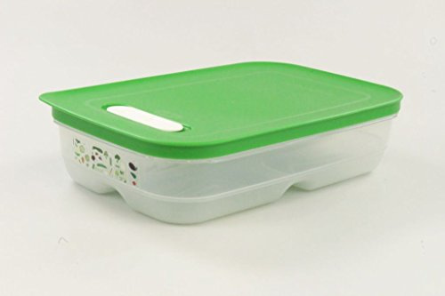 TUPPERWARE 1,8 L KlimaOase flach Kühlschrank dunkelgrün 10110
