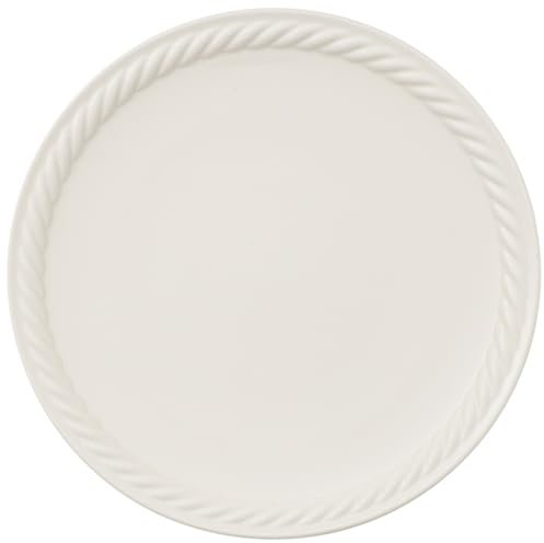 Villeroy & Boch Montauk Piatto da Pizza, 32 cm, Porcellana Premium, Bianco
