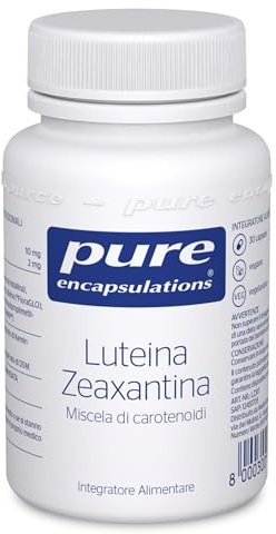 Pure Encapsulations - Luteina Zeaxantina – Integratore con Carotenoidi Naturali – Benessere degli Occhi – 30 Capsule