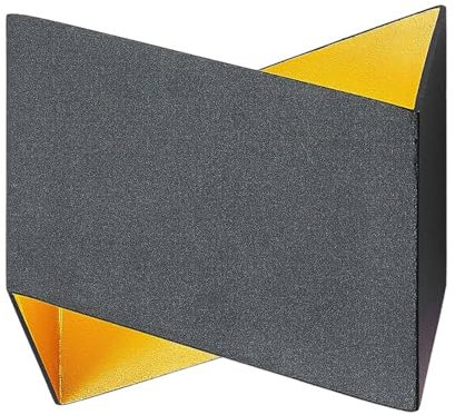 Arcchio Wall Light 'Assona' Modern Black Aluminium Dimmable (1 Light Source, G9) for Living Room & Dining Room