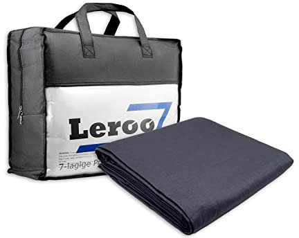 Leroo® Baumwollbezug für Original 135 x 200 cm Gewichtsdecke, Wendebezug aus 100% Baumwolle für eine erholsame Nacht, Ersatzbezug für Therapiedecke