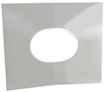 Schornstein Blendblech zweiteilig 30 bis 45 Grad Edelstahl DW DN 100