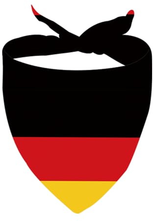 1 Stück Deutschland Schal Deutschland Länderflagge Hund Bandana Deutsch Thema Hund Geschenk (Deutschland Länderflagge D)