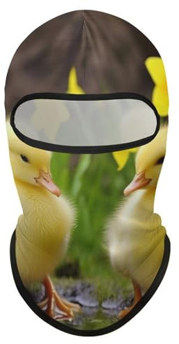 Balaclava Ski Mask Balaclava Face Mask Full Face Cover Sun Protection Hood Cute Baby Ducks Summer Cooling Neck Gaiter Cycling Balaclavas UV Protector Sun Head Cover for Men Women