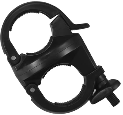 Supvox Fahrrad Taschenlampenhalterung Drehbar Einstellbar Fahrrad Lampenhalter Frontlicht Befestigung für Sichere Nachtfahrt ohne Werkzeugmontage