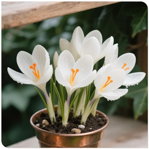Rizomi di Crocus-Decorazione per Casa e Giardino/Colore Vivido/e abbellire l'ambiente-C-15 Rhizome