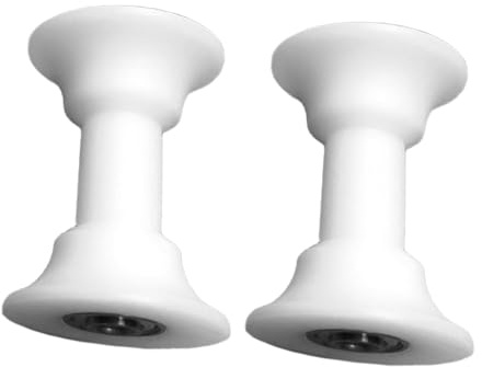 Ysyqkn 2 ruedas de rodamiento para máquina de remo de 8 mm, orificio de montaje, suave, portátil, equipo de fitness, repuesto para entrenamiento de estudio