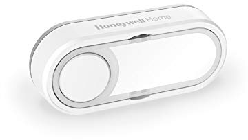 Honeywell Home trådlös ringklocka med namnskylt och LED-funktionsdisplay, vit, DCP511