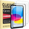 LKOOZO [2 Piezas Protector Pantalla para iPad (A16) 11ª Generación 11 Pulgadas 2025 / iPad 10ª Generación 10.9 Pulgadas 2022, con Marco de Instalación Fácil Cristal Templado