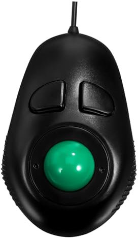 DIYEAH Mouse Trackball Portatile Usb Con Scrolling Leggero e Compatto Per Computer e Laptop Compatibile Ambidestra Connessione Plug and Play