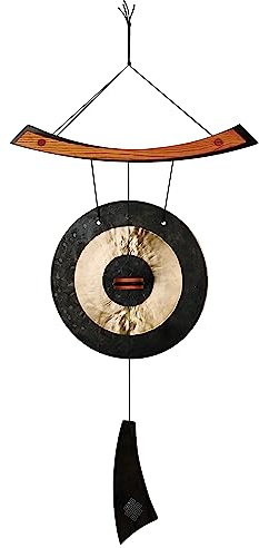 Woodstock Wind Chimes for Outside, Garden, Patio, Porch and Outdoor Decor, Wind Gong Style Wind Chimes (30) Healing Gong Gifts (HG)