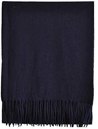 Toutacoo, Sciarpa di Lana - Uomo & Donna - Made in France (07a-Blu Navy)