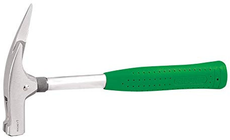 Latthammer verstärkte Ausführung, mit Magnet, Stahlrohrstiel mit Kopfsicherung und Sicherheitsring; 00110698