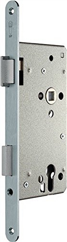Divers A1506 50/101G Haustür-Einsteckschloss PZW 22/65/92/10mm DIN L Silber ktg