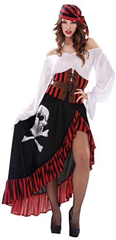 My Other Me Me-200626 Disfraz de pirata bandana para mujer, M-L (Viving Costumes 200626