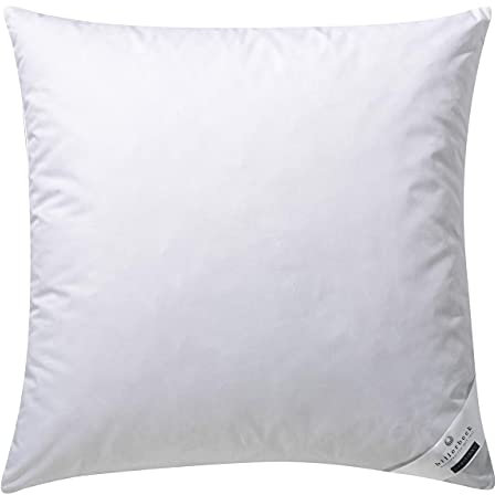Billerbeck Kopfkissen Gabriela 3-Kammern-Kissen – Daunenkissen in 80 x 80 cm - Kissen mit Gänsedaunen und -Federn – Feste Stützkraft