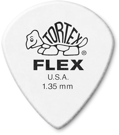 JIM DUNLOP Plektrum 1,35mm Tortex Flex Jazz III 12 Stück