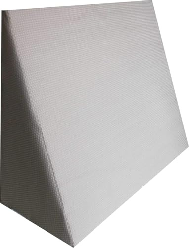 kissen-fabrik Stützendes Lesekissen für Bett oder Couch Schaumstoffkeil Lagerungshilfe Lagerungskissen Rückenstütze (beige)