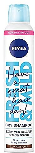 NIVEA Shampoo per capelli a secco, in tonalità scure, 200 ml