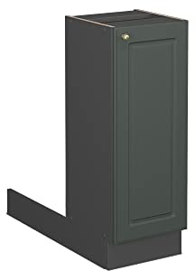 Vicco Kücheninsel Fame-Line, Grün-Gold Landhaus, 30 cm | MDF-Front · 1 Einlegeboden · Höhenverstellbare Füße · Metallgriffe · Soft-Close