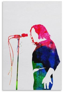 SECOLI Joe Cocker, Aquarell-Kunst, Leinwand, Poster, dekoratives Gemälde, Wandkunst, Bild, Druck, moderne Dekoration, ungerahmt, 20 x 30 cm