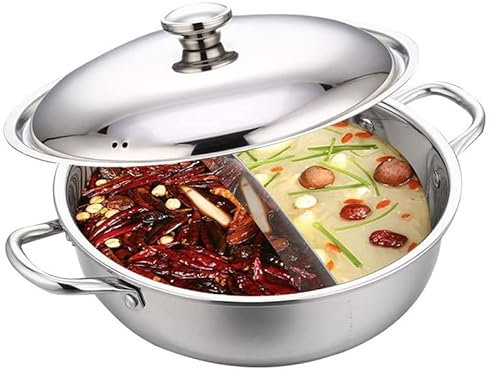AYKANING Tapaderas para Sartenes,Tapa Sarten 28 cm Acero Inoxidable Olla Caliente Cocina de inducción Estufa de Gas Compatible Olla casa Cocina Cocina utensio Sopa Cocina Olla Mandarina Pato Olla