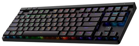 Logitech G G515 TKL, clavier gaming ultra-plat filaire, RVB entièrement personnalisable, touches en PBT double couche, Clavier Français AZERTY - Noir