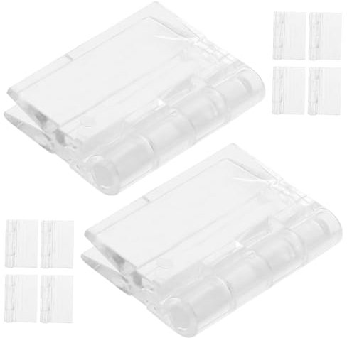 NAMOARLY 30 X 34 Mm Starke Acrylscharniere 10er-pack Für Aquariendeckel Schrankschubladen Und Bastelprojekte