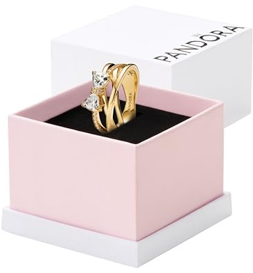 Pandora Women's Ring 163511C01, 58/18,5, other metal, Cubic Zirconia