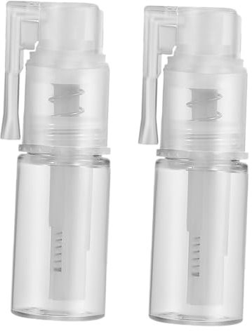 Beaupretty 2stücke Trockenpulver Sprühflasche Tragbar Für Friseur Und Kosmetik Abnehmbar Mit Langer Düse Für Präzise Anwendung Wiederverwendbar Geeignet Für Haarfaser Und Babypuder