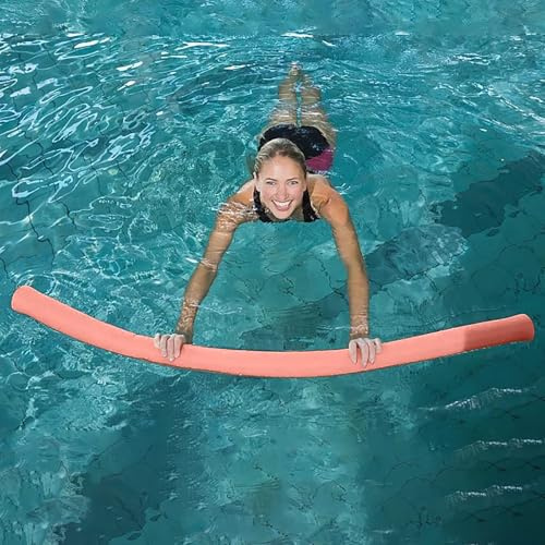 Schwimmnudel Mehrfarbige Schwimm Schaumstoff,120cm Poolnudel Schwimmstange Pool Wassernudel Aquagymnastik,Lange Hohl-Schwimmnudeln für Bastelprojekte,Schwimmhilfe Strand,1 Stück