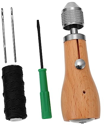 PartyKindom Quality Material Tool Kit for Leather Sewing Awl Kit Hand Awl Tool Easy to Use